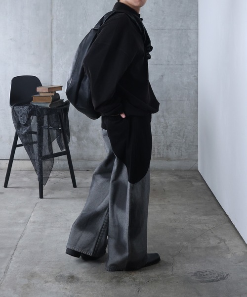 Confirm（コンファーム）の「ドローコード ポロ スウェット ユニセックス（スウェット・メンズ・ブラック・M/L）」の10枚目の写真