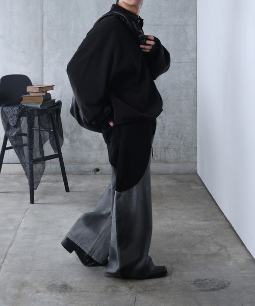 Confirm（コンファーム）の「ドローコード ポロ スウェット ユニセックス（スウェット・メンズ・ブラック・M/L）」の11枚目の写真