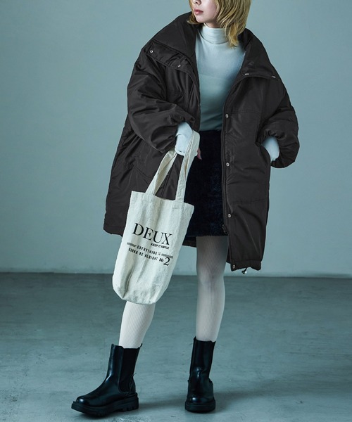 オーバーサイズ リバーシブル モンスターパーカコート（ダウン