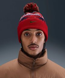 NIKE(ナイキ)のナイキ ピーク ウィンター ワンダーランド ビーニー / Nike Peak Winter Wonderland Beanie HV7024-633 University Red(ニットキャップ/ビーニー)