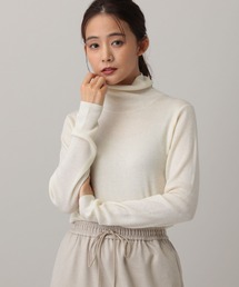 GLOBAL WORK | MATINEE LINE/シルクウールリブハイネック/611157(ニット/セーター)