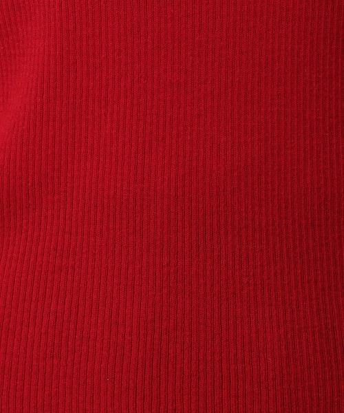 GLOBAL WORK（グローバルワーク）の「MATINEE LINE/シルクウールリブハイネック/611157（ニット/セーター・レディース・レッド/ブラウン/チャコール/オフホワイト・MEDIUM/LARGE）」の18枚目の写真