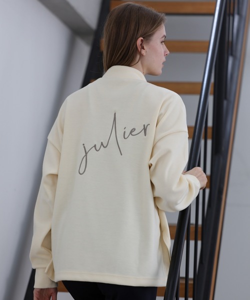 Julier Yoga and Relax（ジュリエヨガアンドリラックス）の「Julier ブラッシュメルトンプルオーバー（その他トップス・レディース・ブラック/オフホワイト/グレー/ミント・FREE）」の6枚目の写真