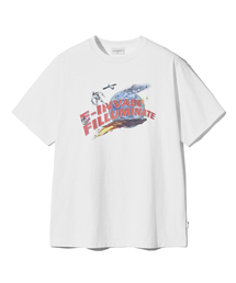 スペースグラフィックTシャツ - ホワイト