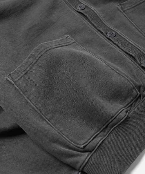 FRIZMWORKS（フリズムワークス）の「PIGMENT DYEING HEAVYWEIGHT CARDIGAN _ CHARCOAL（カーディガン/ボレロ・メンズ・その他・MEDIUM/LARGE）」の5枚目の写真