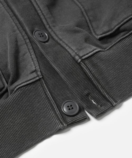 FRIZMWORKS（フリズムワークス）の「PIGMENT DYEING HEAVYWEIGHT CARDIGAN _ CHARCOAL（カーディガン/ボレロ・メンズ・その他・MEDIUM/LARGE）」の8枚目の写真