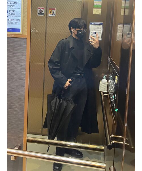MUSINSA STANDARD（ムシンサスタンダード）の「CALIKストレートデニムパンツ[ウォッシュドブラック]（デニムパンツ・メンズ・その他・27/28/29/34/32/30/31/33/26/40/38/42/36）」の14枚目の写真