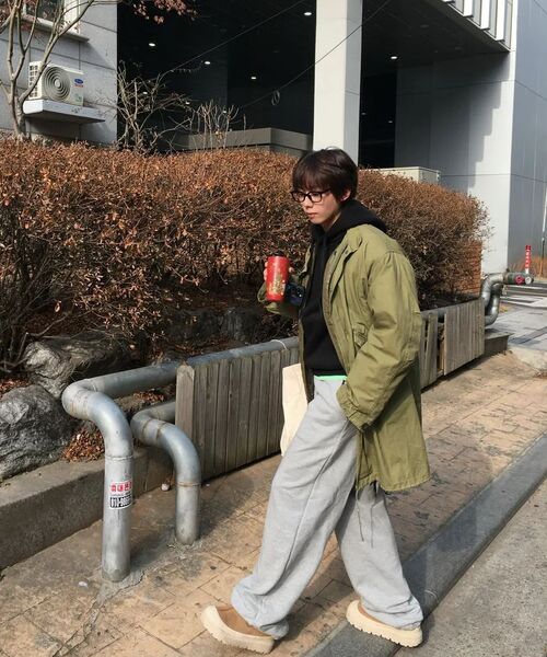 XERO（ゼロ）の「オーバーシルエットスウェットパンツ[メランジグレー]（スウェットパンツ・メンズ・その他・SMALL/MEDIUM/LARGE）」の7枚目の写真