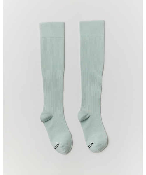 UNQUITTE（アンキュイット）の「【UNQUITTE】elitude socks  アンキュイット 着圧ソックス 新色追加（ソックス/靴下・レディース・ホワイト/チャコール/ブラック/ライトベージュ/ラベンダー/ミント/チャコールグレー・22-24cm/22-28cm/M(24cm)/L(25cm)）」の6枚目の写真