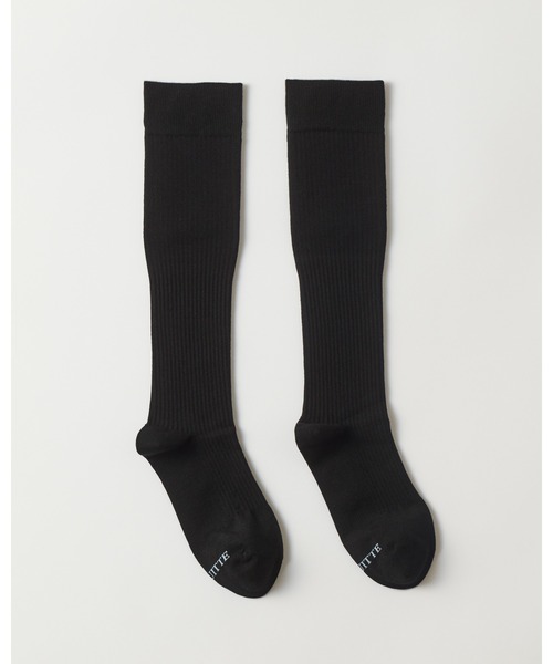 UNQUITTE(アンキュイット)の「【UNQUITTE】elitude socks white アンキュイット 着圧ソックス(ソックス/靴下・レディース・ホワイト/チャコール/ブラック・22-24cm/22-28cm)」の9枚目の写真