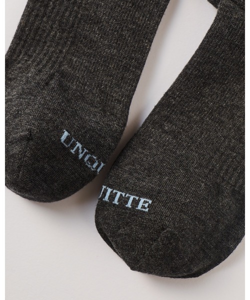 UNQUITTE(アンキュイット)の「【UNQUITTE】elitude socks white アンキュイット 着圧ソックス(ソックス/靴下・レディース・ホワイト/チャコール/ブラック・22-24cm/22-28cm)」の12枚目の写真
