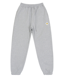 GRAVER（グレーバー）の「[UNISEX] Flower dot embroidered Sweat jogger pants_gray（スウェットパンツ）」