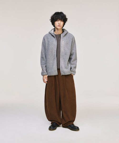 SIGNATURE（シグネチャ）の「カーブドコーデュロイバンディングパンツ[ブラウン]（スウェットパンツ・レディース・その他・MEDIUM/LARGE）」の7枚目の写真