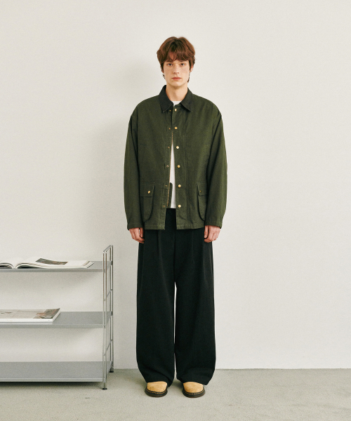GLW(ジーエルダブリュ)の「ワイドツーピンタックコットンパンツブラック(その他パンツ・レディース・その他・SMALL/MEDIUM/LARGE)」の5枚目の写真