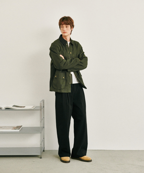 GLW(ジーエルダブリュ)の「ワイドツーピンタックコットンパンツブラック(その他パンツ・レディース・その他・SMALL/MEDIUM/LARGE)」の6枚目の写真