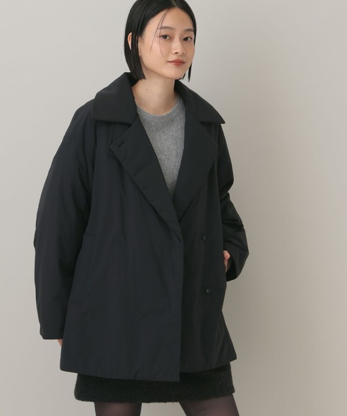 A part by（アパートバイ）の「【撥水機能】ナカワタミドルコート（ダウンジャケット/コート・レディース・ブラック/グリーン系その他2・FREE）」の2枚目の写真