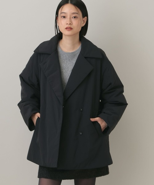 A part by（アパートバイ）の「【撥水機能】ナカワタミドルコート（ダウンジャケット/コート・レディース・ブラック/グリーン系その他2・FREE）」の5枚目の写真