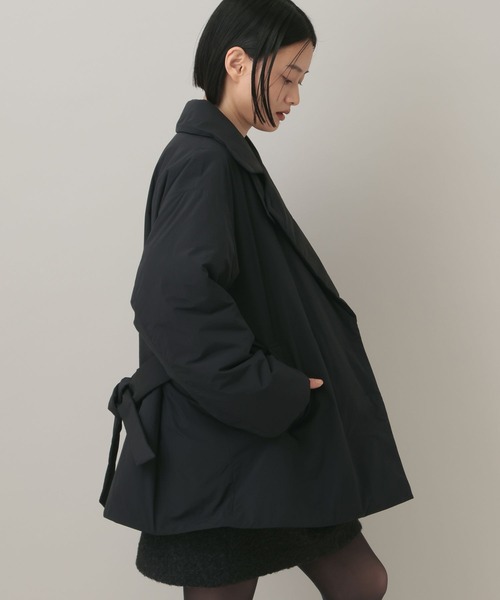 A part by（アパートバイ）の「【撥水機能】ナカワタミドルコート（ダウンジャケット/コート・レディース・ブラック/グリーン系その他2・FREE）」の7枚目の写真