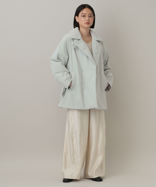 A part by（アパートバイ）の「【撥水機能】ナカワタミドルコート（ダウンジャケット/コート・レディース・ブラック/グリーン系その他2・FREE）」の10枚目の写真