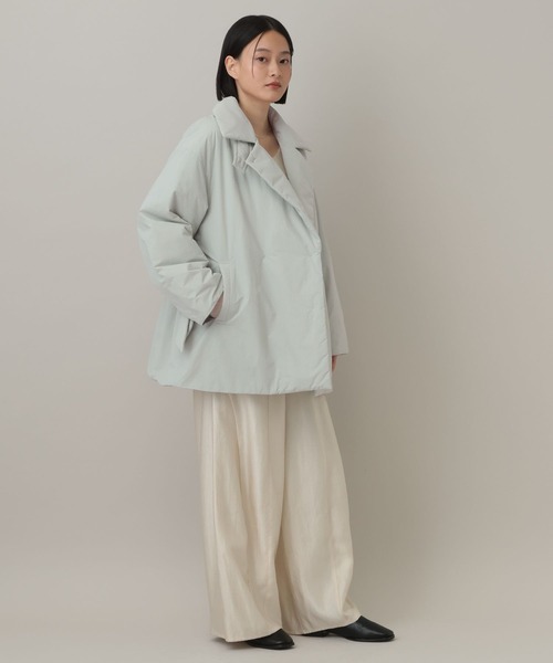 A part by（アパートバイ）の「【撥水機能】ナカワタミドルコート（ダウンジャケット/コート・レディース・ブラック/グリーン系その他2・FREE）」の11枚目の写真