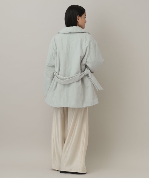 A part by（アパートバイ）の「【撥水機能】ナカワタミドルコート（ダウンジャケット/コート・レディース・ブラック/グリーン系その他2・FREE）」の13枚目の写真