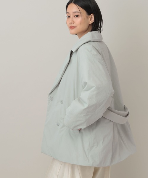 A part by（アパートバイ）の「【撥水機能】ナカワタミドルコート（ダウンジャケット/コート・レディース・ブラック/グリーン系その他2・FREE）」の15枚目の写真