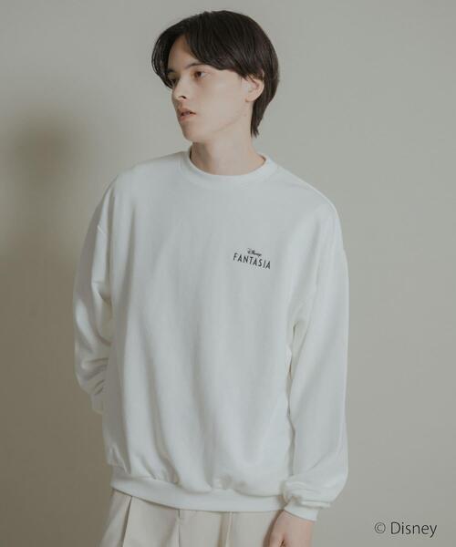 SENSE OF PLACE by URBAN RESEARCH（センスオブプレイスバイアーバンリサーチ）の「『別注』FANTASIA/クルーネックスウェットB（スウェット・メンズ・ホワイト/ブラック・MEDIUM/LARGE）」の3枚目の写真