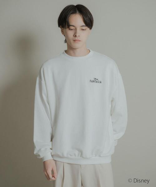 SENSE OF PLACE by URBAN RESEARCH（センスオブプレイスバイアーバンリサーチ）の「『別注』FANTASIA/クルーネックスウェットB（スウェット・メンズ・ホワイト/ブラック・MEDIUM/LARGE）」の6枚目の写真