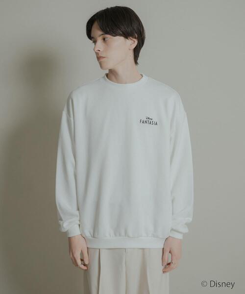 SENSE OF PLACE by URBAN RESEARCH（センスオブプレイスバイアーバンリサーチ）の「『別注』FANTASIA/クルーネックスウェットB（スウェット・メンズ・ホワイト/ブラック・MEDIUM/LARGE）」の9枚目の写真