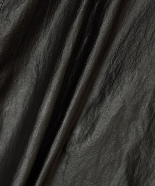 MSML(エムエスエムエル)の「GLOSSY MAX COAT(トレンチコート・メンズ・ブラック・S/M/L/XL)」の4枚目の写真
