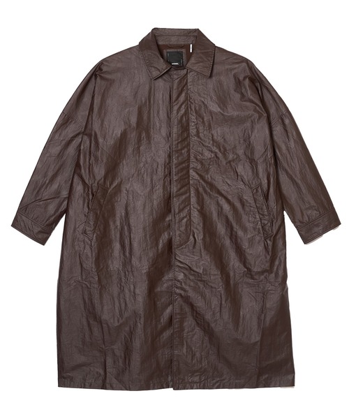 MSML(エムエスエムエル)の「GLOSSY MAX COAT(トレンチコート・メンズ・ブラック・S/M/L/XL)」の10枚目の写真