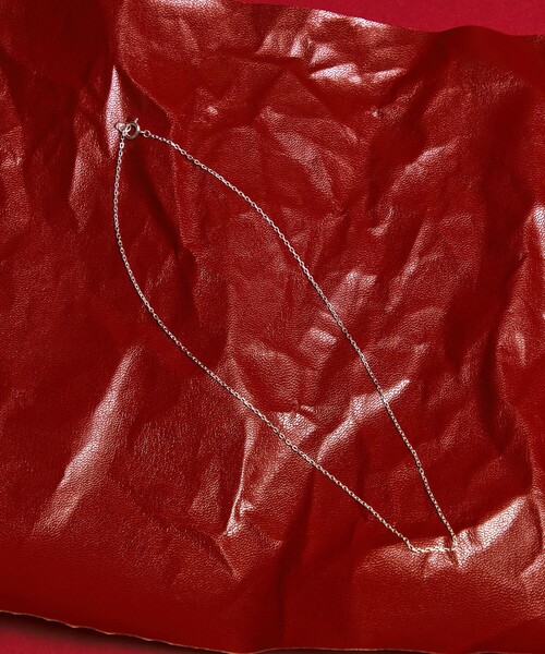 green label relaxing（グリーンレーベルリラクシング）の「GLR アズキ シルバー ネックレス（ネックレス・メンズ・シルバー・FREE）」の2枚目の写真