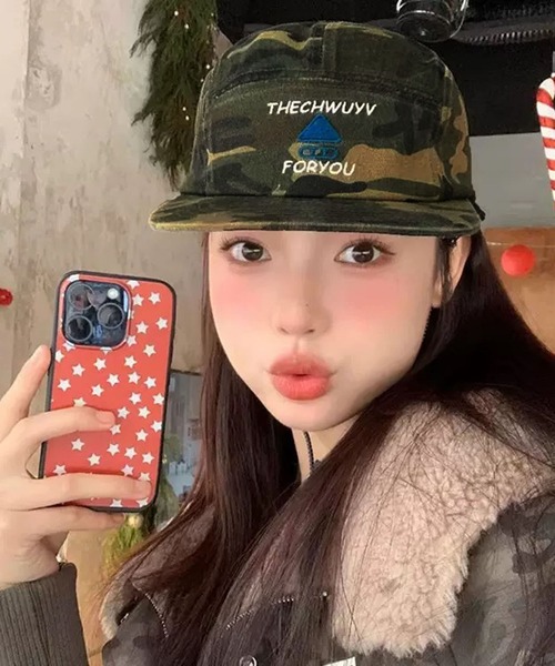 VIBGYOR（ヴィブジョー）の「【EIZZ/アイズ】ロゴ刺繍 カモフラージュ柄 キャップ（キャップ・レディース・カモフラージュ・FREE）」の4枚目の写真