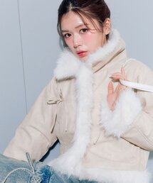 OLIVE des OLIVE | ファームートンジャケット(ムートンコート)