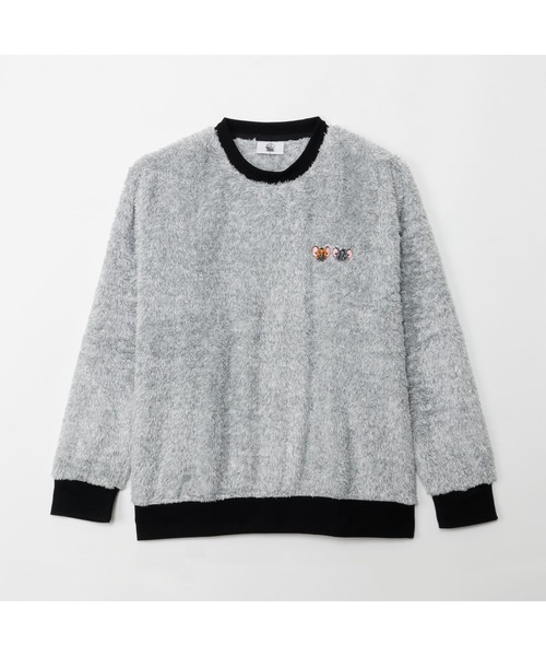 Tom＆Jerry（トムアンドジェリー）の「【 Tom & Jerry 】 トム＆ジェリー ボアフリースセットアップ 25W11（スウェット・レディース・トップグレー/杢グレー/ブラック・MEDIUM/LARGE）」の13枚目の写真