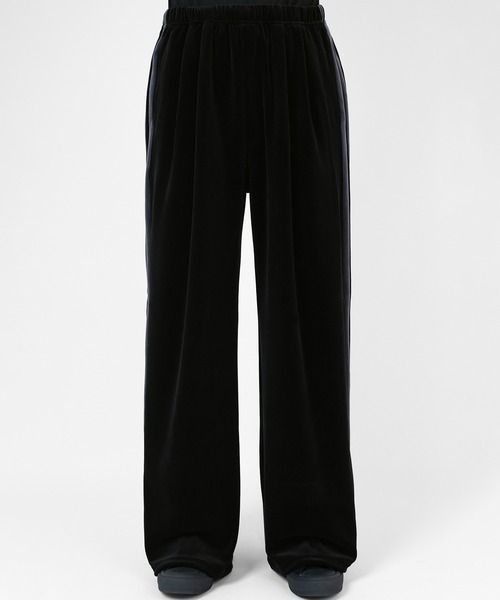 LAD MUSICIAN（ラッドミュージシャン）の「VELOUR TRACK PANTS（スウェットパンツ・メンズ・ブラック・44/42/46）」の2枚目の写真