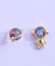 gargle ガーグル：宇宙シリーズ　コズミック飛行士　土星　ピアス