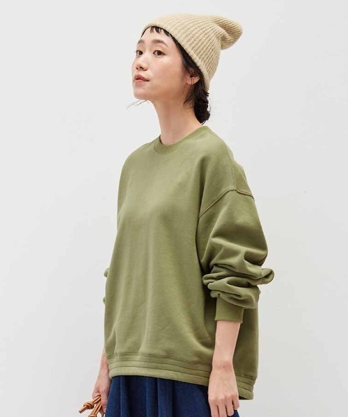 リブ イン コンフォート ラフに着るだけでこなれ見えする 大人専用すそ