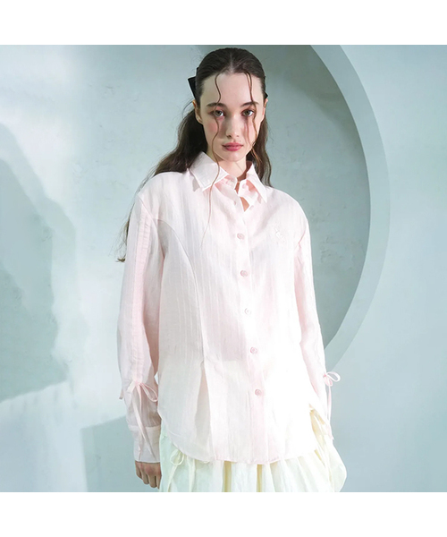 Citrus Shirring Point Shirt PINK 【公式通販】