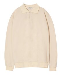 VETEZE（ベテゼ）の「Tenni Pique Loose fit T-Shirt (Ivory)（ポロシャツ）」