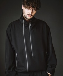 【NO ID.】Double Zip Big Track Blouson / ダブル ジップ ビッグ トラック ブルゾン