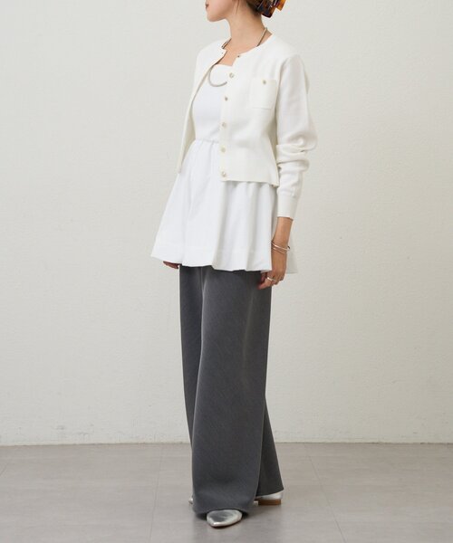 SHENERY（シーナリー）の「バルーンビスチェキャミソール（キャミソール・レディース・ブラック/ホワイト・FREE）」の3枚目の写真