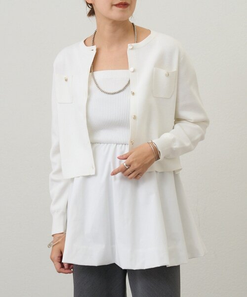 SHENERY（シーナリー）の「バルーンビスチェキャミソール（キャミソール・レディース・ブラック/ホワイト・FREE）」の7枚目の写真