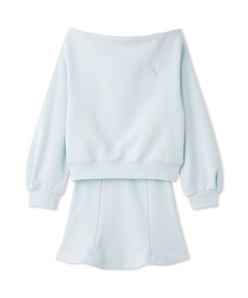 SNIDEL（スナイデル）の「Sustainableオフショルスウェットミニセット（ワンピース・レディース・グレー/ライトブルー/アイボリー・0/1）」の20枚目の写真