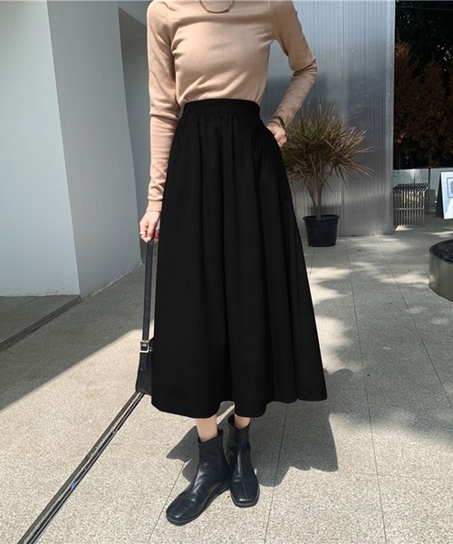 Doula Doula(ドゥーラドゥーラ)の「コーデュロイミドル丈フレアスカート(スカート・レディース・ブラウン/グリーン/ブラック・FREE)」の5枚目の写真