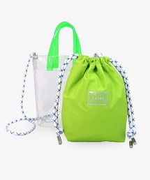 COLDE （コルデ）の「2way配色ビニールバッグ（トートバッグ）」