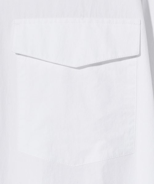 Diamond Layla（ダイアモンドレイラ）の「[COOL COTTON] 3-Stitch Open Collar Cotton 1/2 Shirt  S135  White（シャツ/ブラウス・レディース・その他・MEDIUM/LARGE）」の5枚目の写真