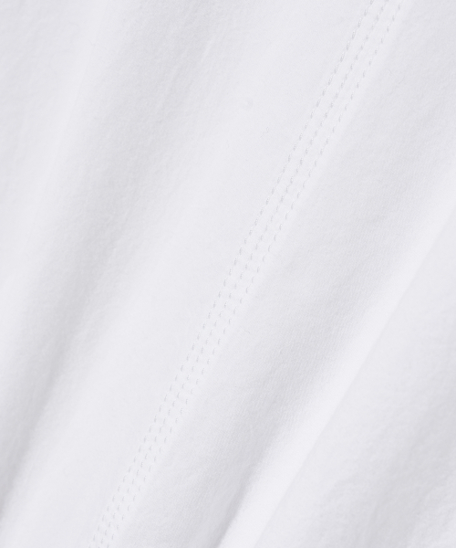 Diamond Layla（ダイアモンドレイラ）の「[COOL COTTON] 3-Stitch Open Collar Cotton 1/2 Shirt  S135  White（シャツ/ブラウス・レディース・その他・MEDIUM/LARGE）」の9枚目の写真