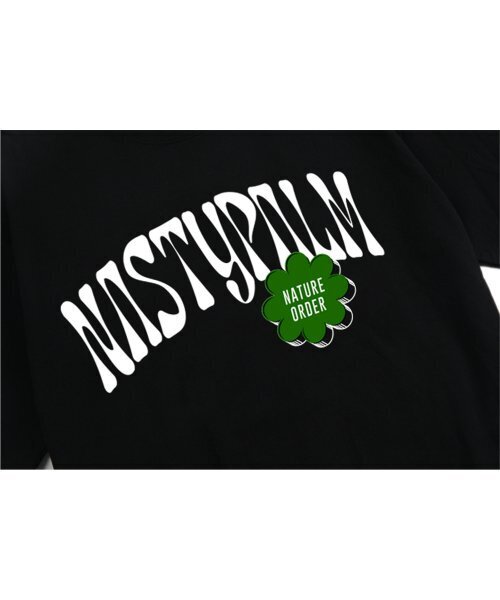 NP STUDIO(エヌピースタジオ)の「ネイチャーアートロゴTシャツブラック(Tシャツ/カットソー・レディース・その他・MEDIUM/LARGE/X-LARGE)」の4枚目の写真