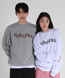 ESN（イーエスエヌ）の「EnScoNce グラフィックオーバーサイズスウェットシャツ ホワイトメランジ（スウェット）」